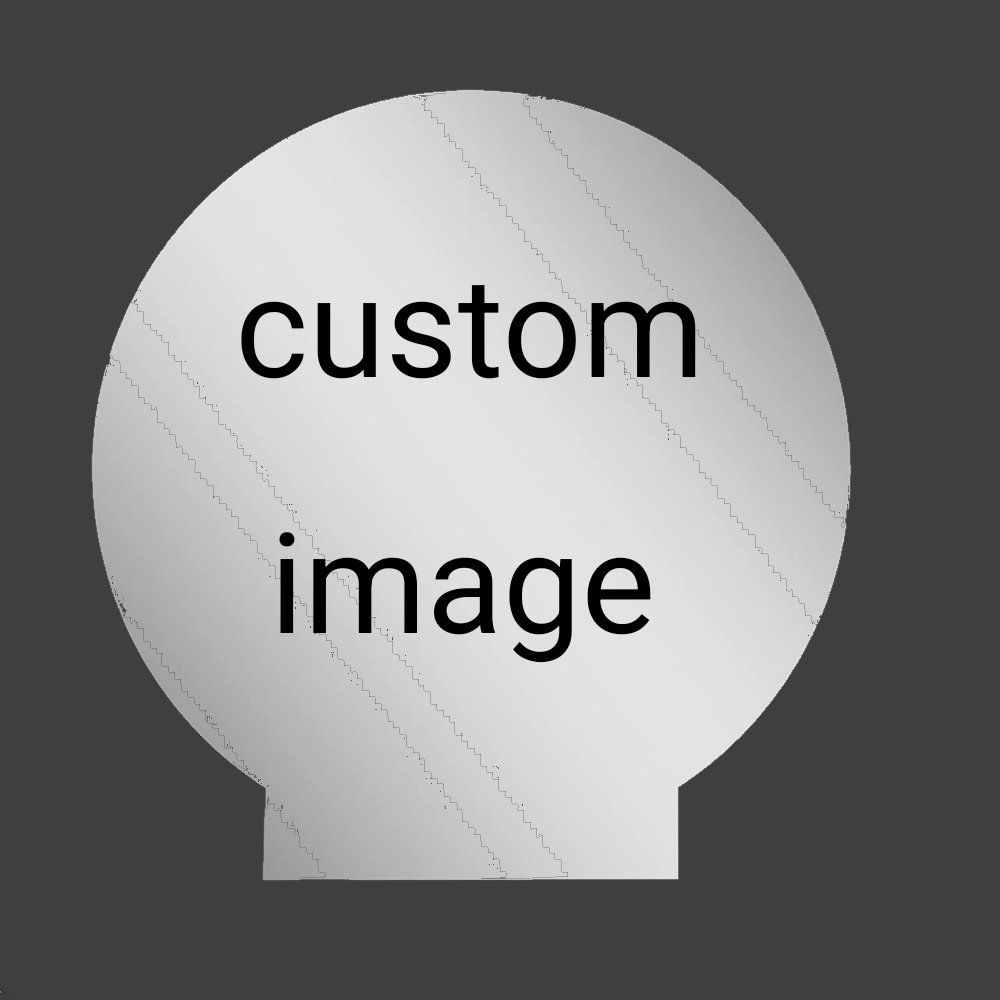 Custom Silver Decorative Mirror
